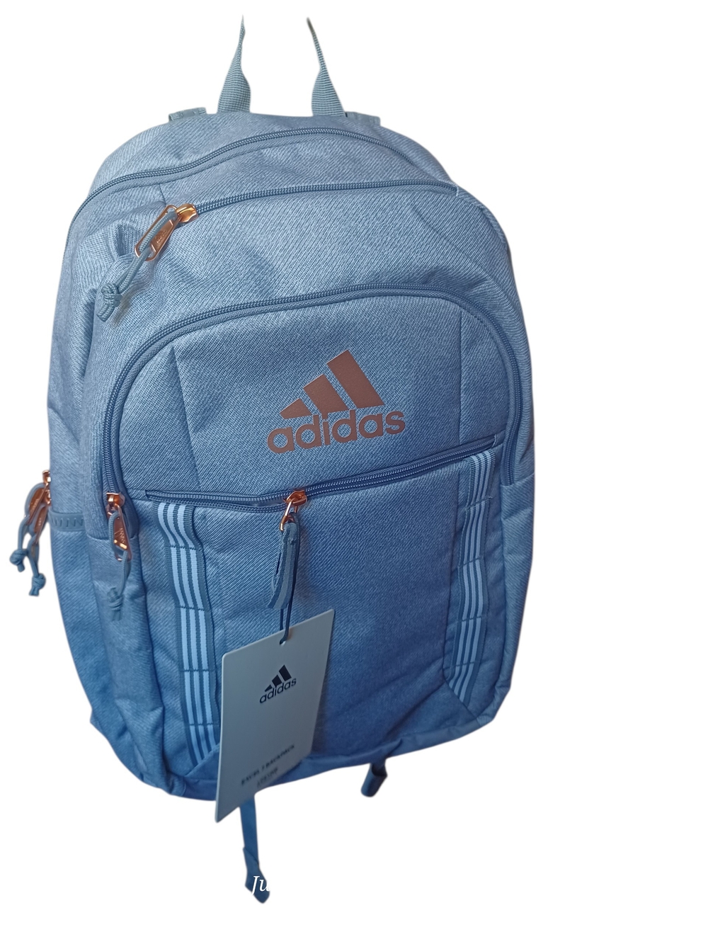 Adidas Blue Men's Backpack - Durable Everyday Bag